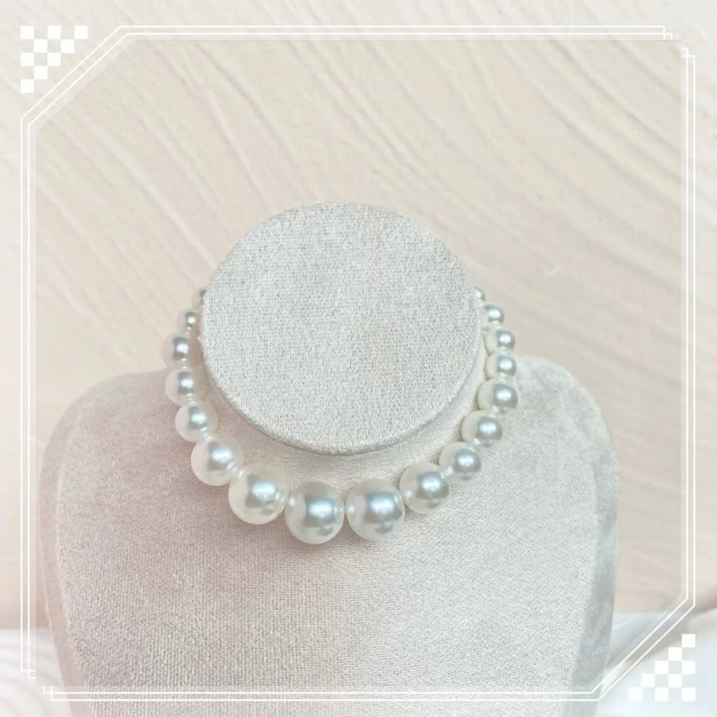 Luxury Pearl & Crystal Pet Collar — Elegant Dog & Cat