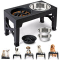 Elevated Dog Bowl Stand — Adjustable Height Feeder