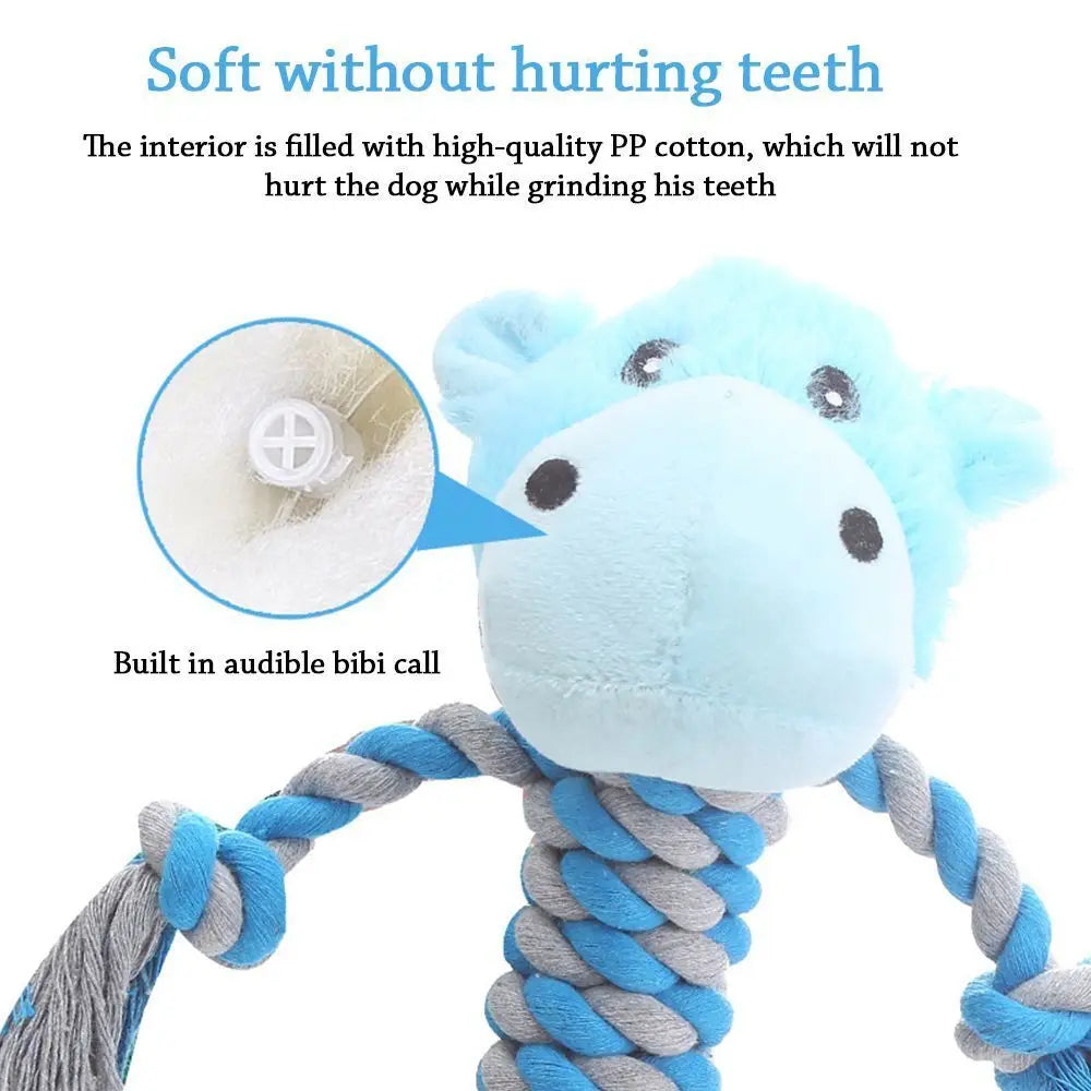 Interactive Dog Chew Toy — Durable & Squeaky