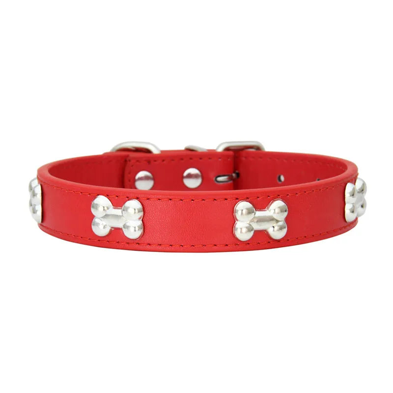 Genuine Leather Dog Collar — Durable & Stylish