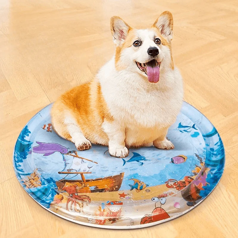 Cooling Mat for Dogs & Cats — Pressure-Activated Gel