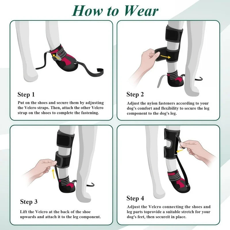 Dog Paw Protector Shoes — Non-Slip Breathable Boots