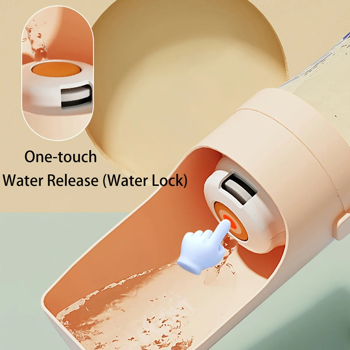 Portable Dog Water Bottle — Leak-Proof Travel Dispenser