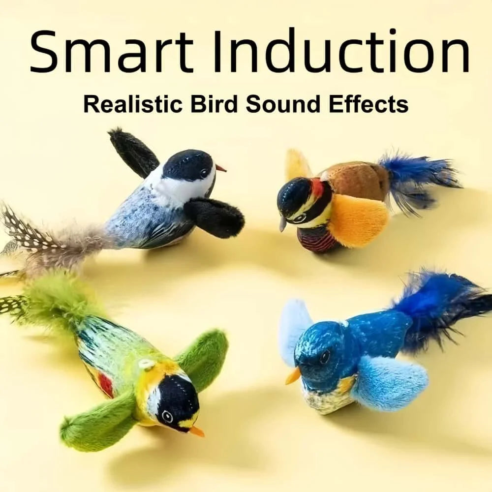 Interactive Cat Toy — Feather Wand & Suction Cup