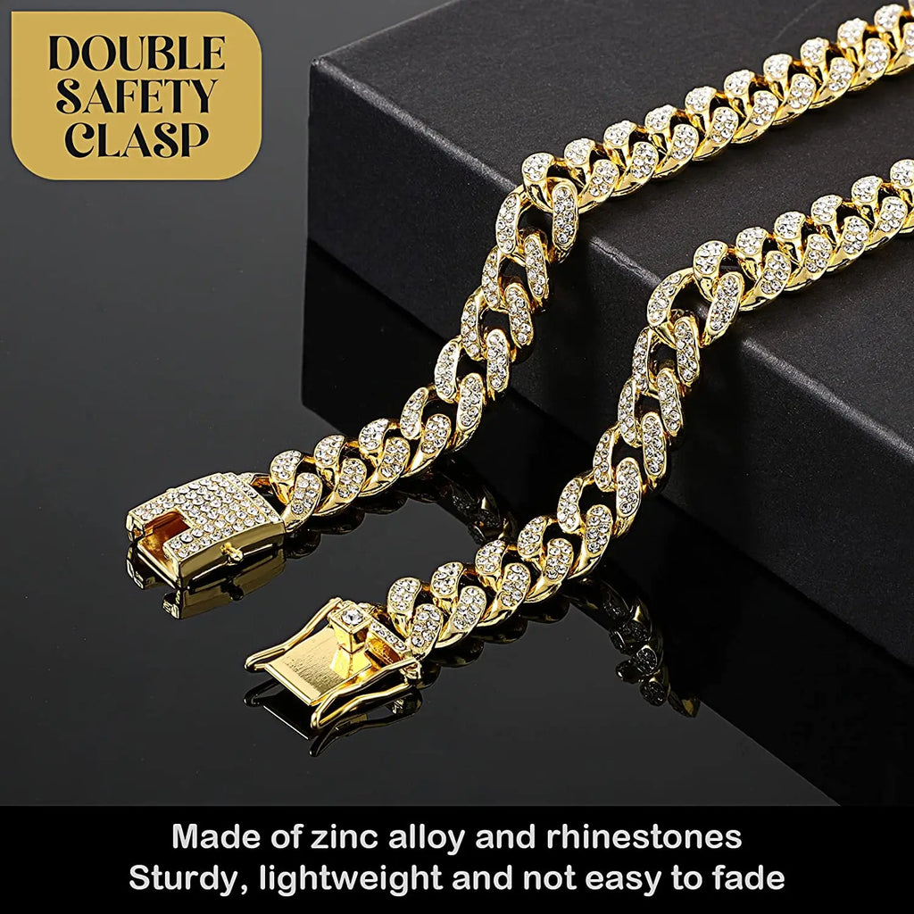 Luxury Pearl & Crystal Pet Collar — Elegant Dog & Cat