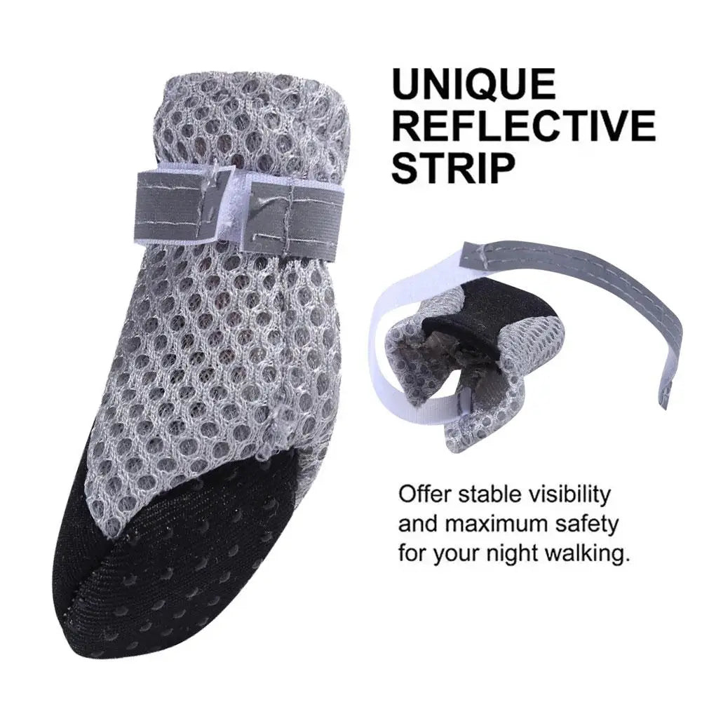 Dog Paw Protector Shoes — Non-Slip Breathable Boots