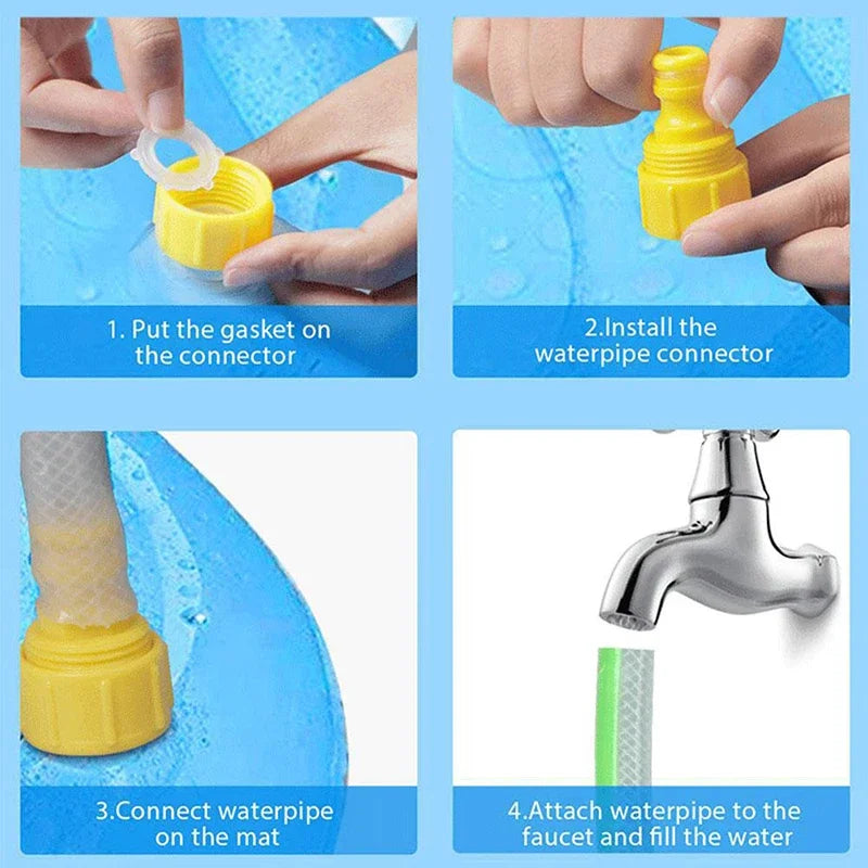 Inflatable Dog Pool — Summer Splash Pad for Pets