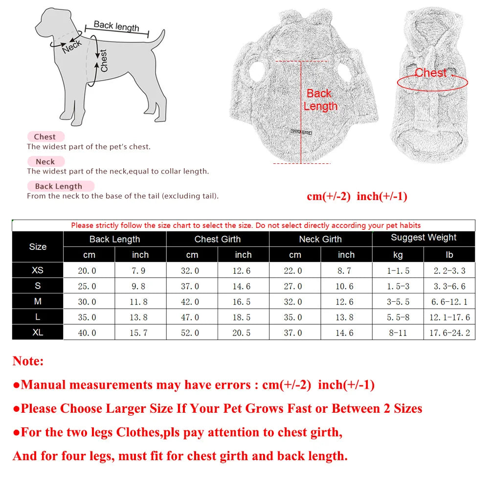 Dog & Cat Clothes — Cozy Winter Outfit