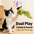 Interactive Cat Toy — Feather Wand & Suction Cup