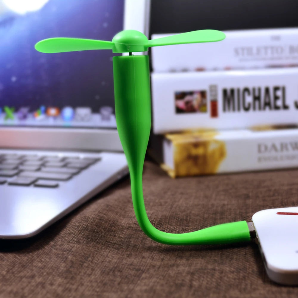 Portable Handheld Mini Fan — USB Rechargeable Silent