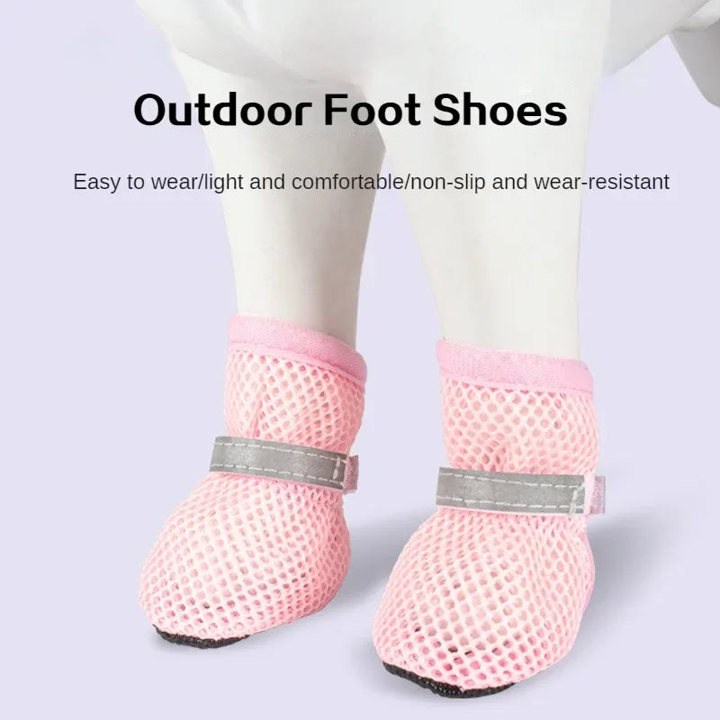 Dog Paw Protector Shoes — Non-Slip Breathable Boots