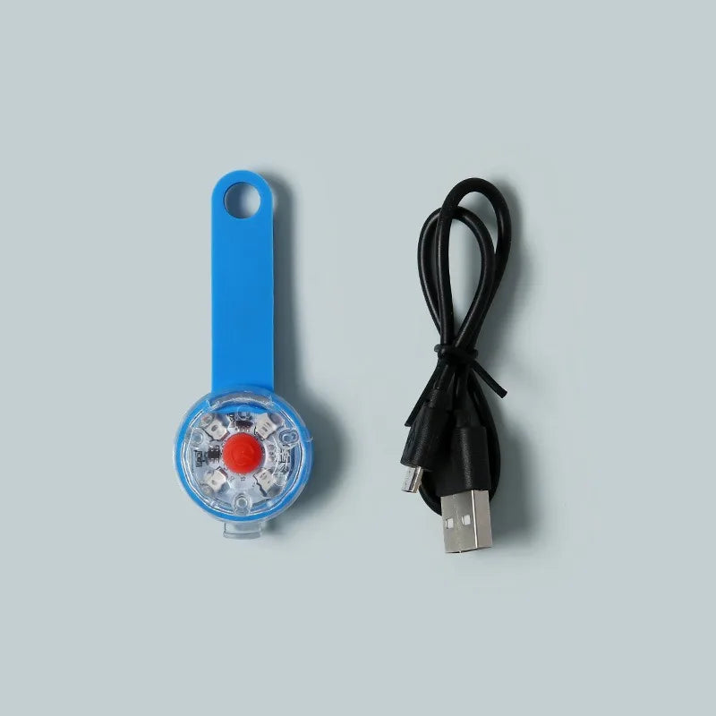 LED Light-Up Dog Collar — USB Rechargeable Night Safety