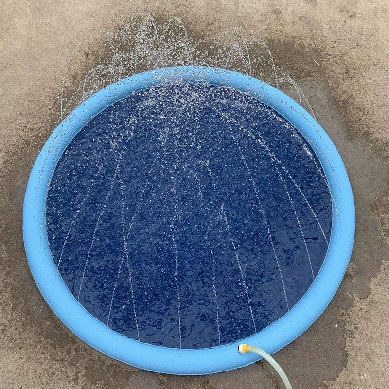 Inflatable Dog Pool — Summer Splash Pad for Pets