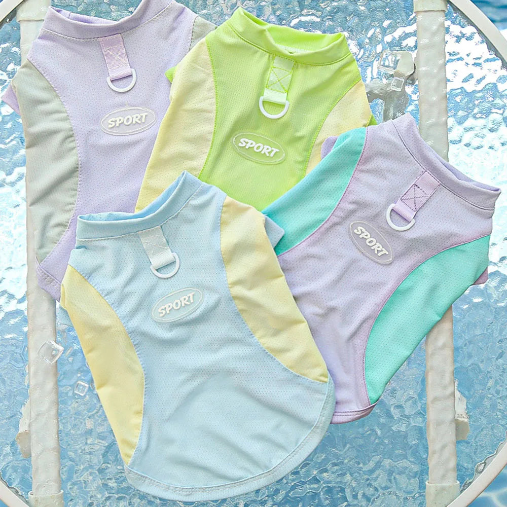 Summer Cooling Sport Shirt for Dogs — Breathable Mesh