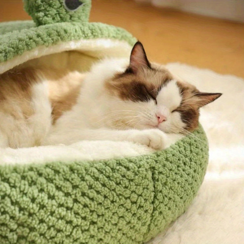 Plush Pet Bed for Cats & Dogs — Ultra-Soft Washable