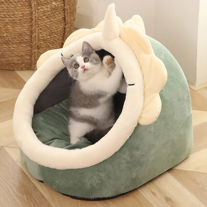 Plush Pet Bed for Cats & Dogs — Ultra-Soft Washable