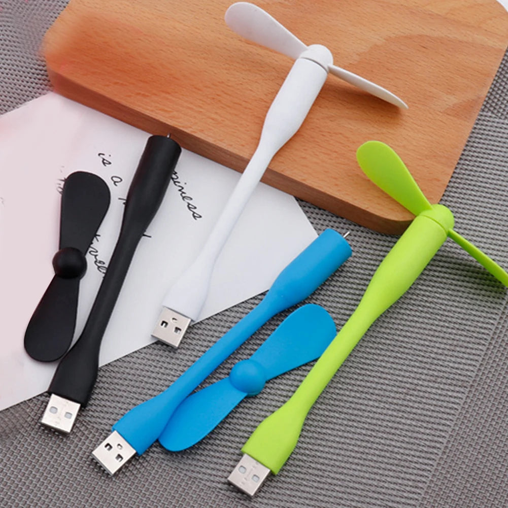 Portable Handheld Mini Fan — USB Rechargeable Silent
