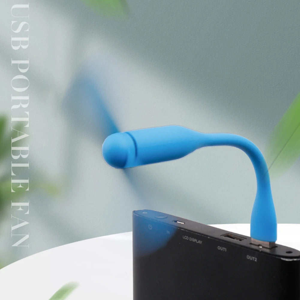 Portable Handheld Mini Fan — USB Rechargeable Silent