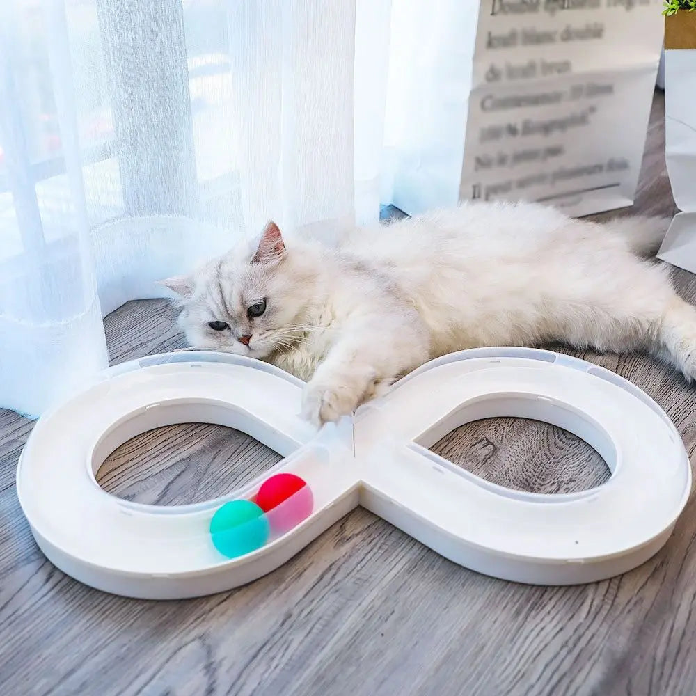 Interactive Cat Toy — Feather Wand & Suction Cup