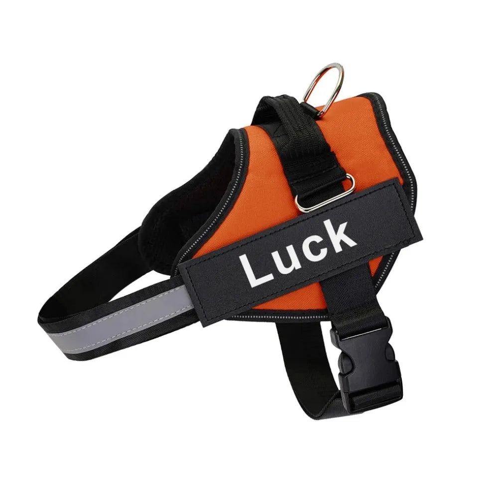 The ID Harness — Personalized Reflective Dog Harness