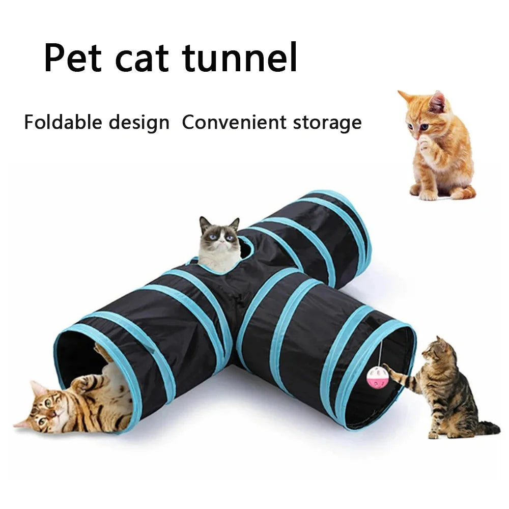 Interactive Cat Toy — Feather Wand & Suction Cup