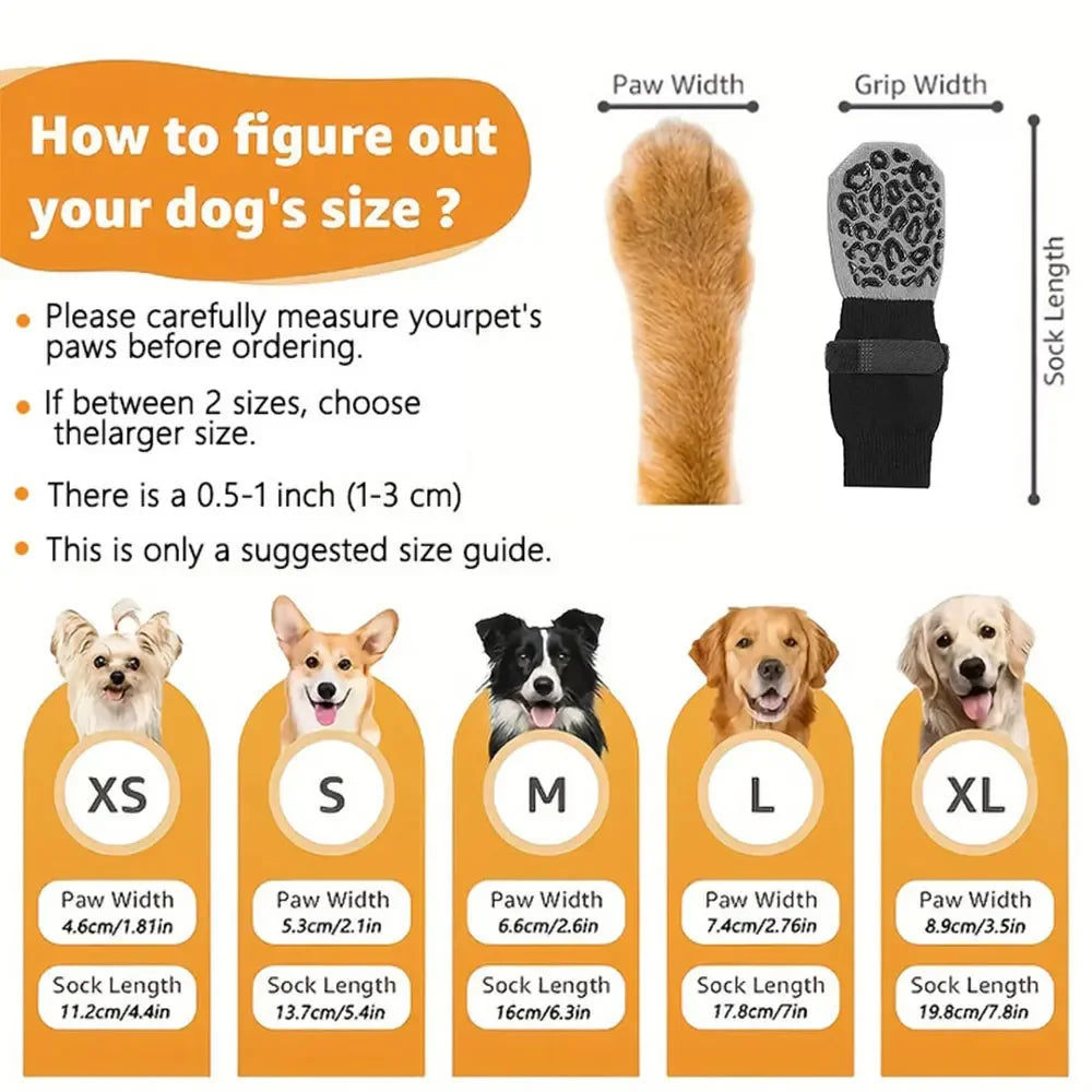 Dog Paw Protector Shoes — Non-Slip Breathable Boots
