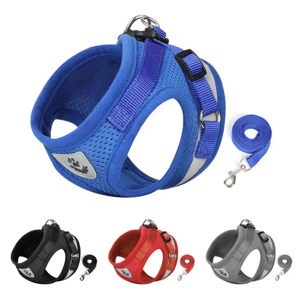 Adjustable Dog Harness — No-Pull Breathable & Reflective