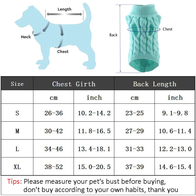 Dog & Cat Clothes — Cozy Winter Outfit
