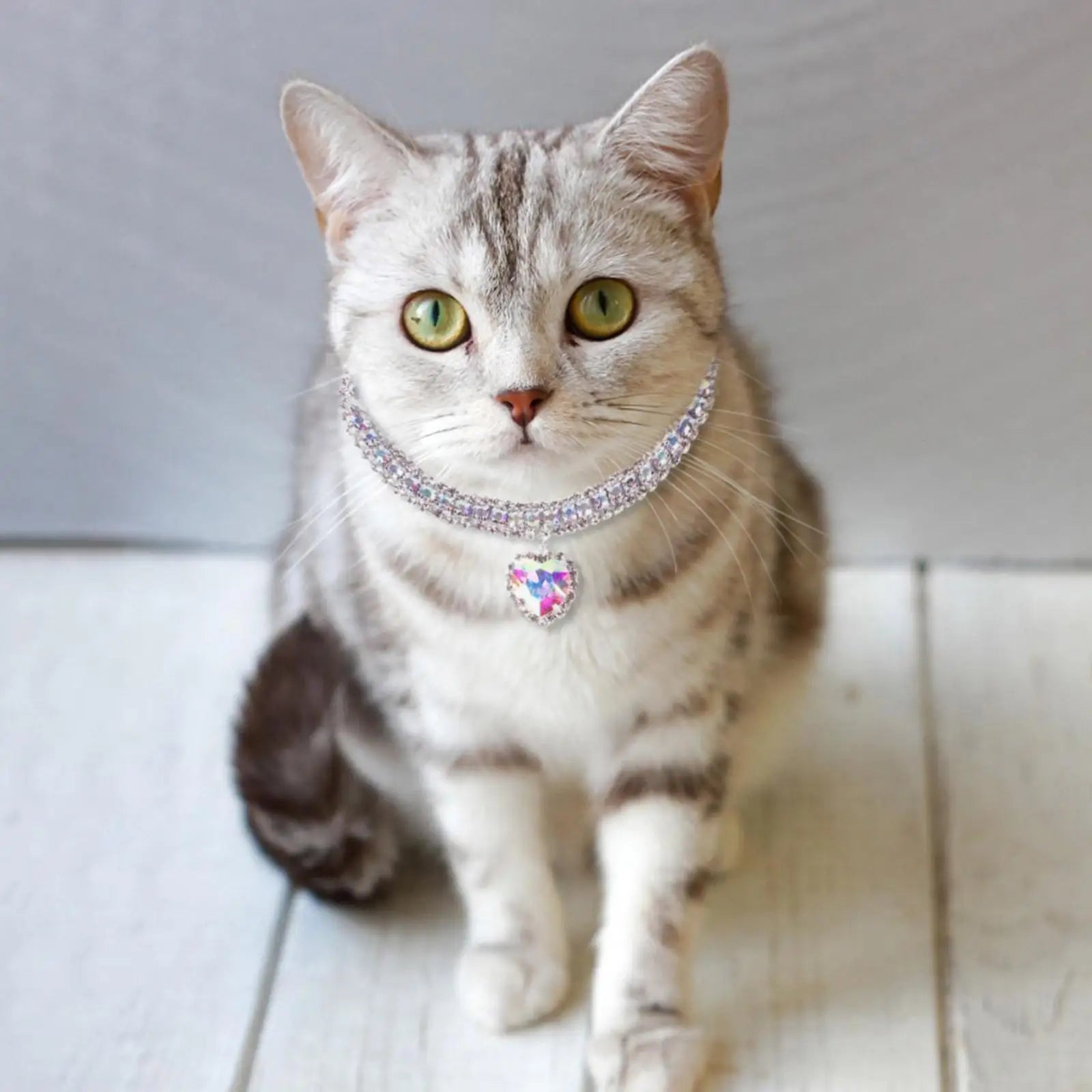 Luxury Pearl & Crystal Pet Collar — Elegant Dog & Cat