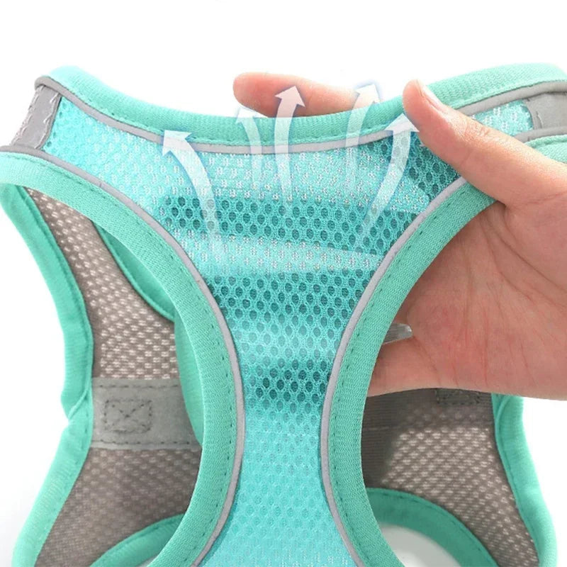 Adjustable Dog Harness — No-Pull Breathable & Reflective