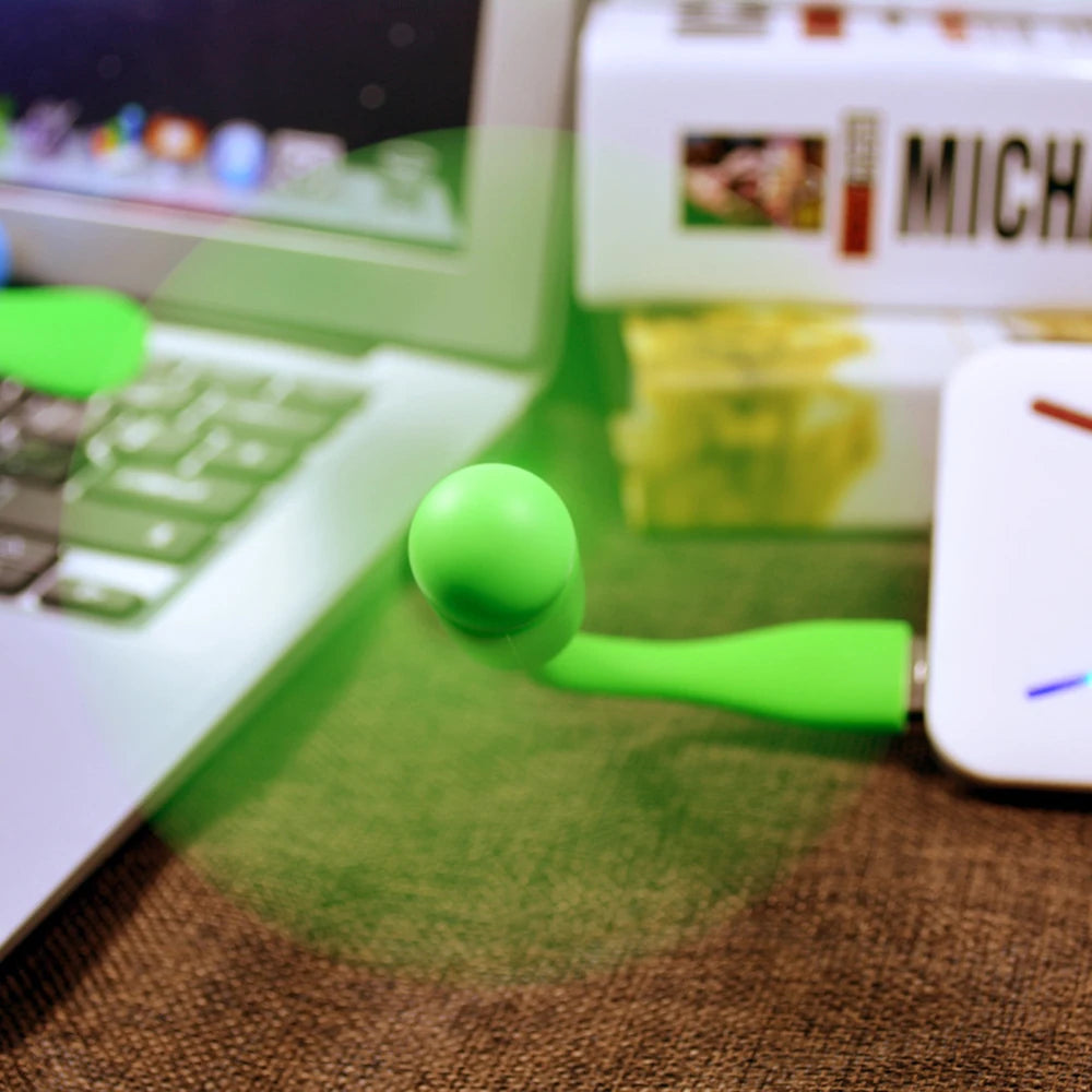 Portable Handheld Mini Fan — USB Rechargeable Silent