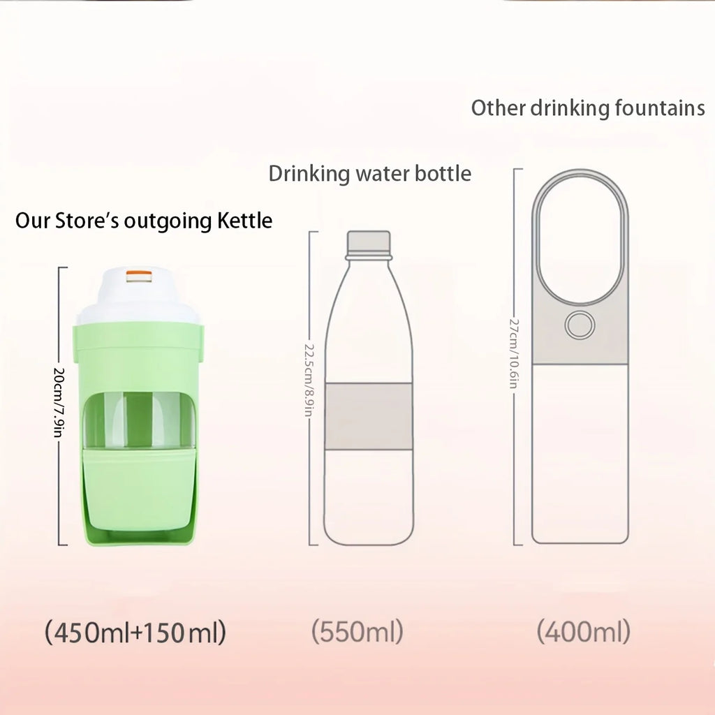 Portable Dog Water Bottle — Leak-Proof Travel Dispenser