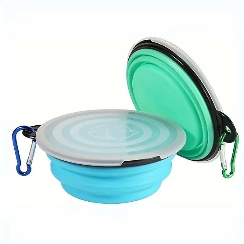 Collapsible Dog Bowl — Portable Travel Pet Feeder