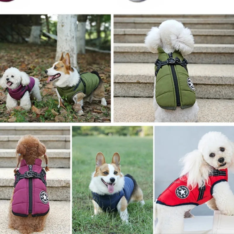 Winter Warm Dog Jacket — Cozy Windproof Coat