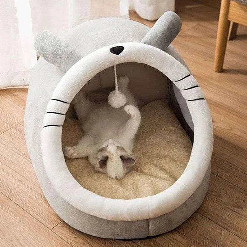 Plush Pet Bed for Cats & Dogs — Ultra-Soft Washable
