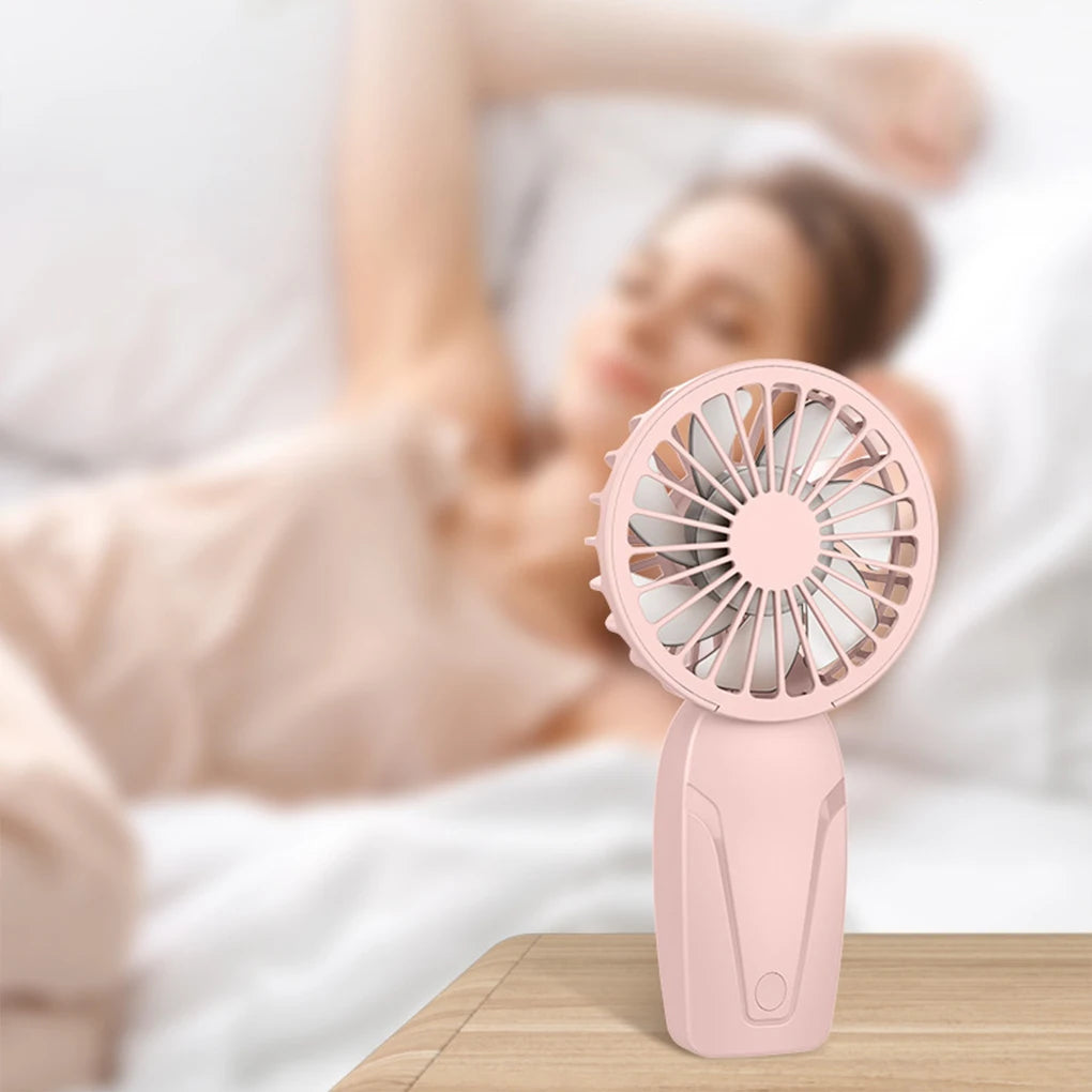 Portable Handheld Mini Fan — USB Rechargeable Silent