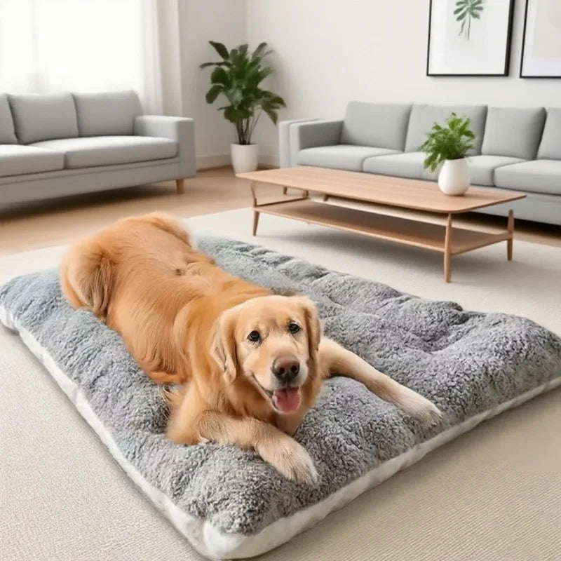 Plush Pet Bed for Cats & Dogs — Ultra-Soft Washable