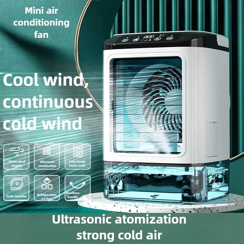 Portable USB Pet Cooling Fan — Silent & Rechargeable